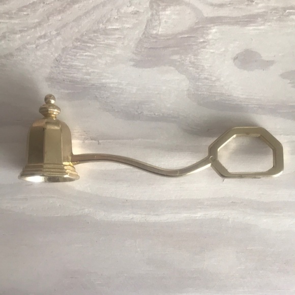VTG Elegant Gold Candle Bell Snuffer - Picture 1 of 5